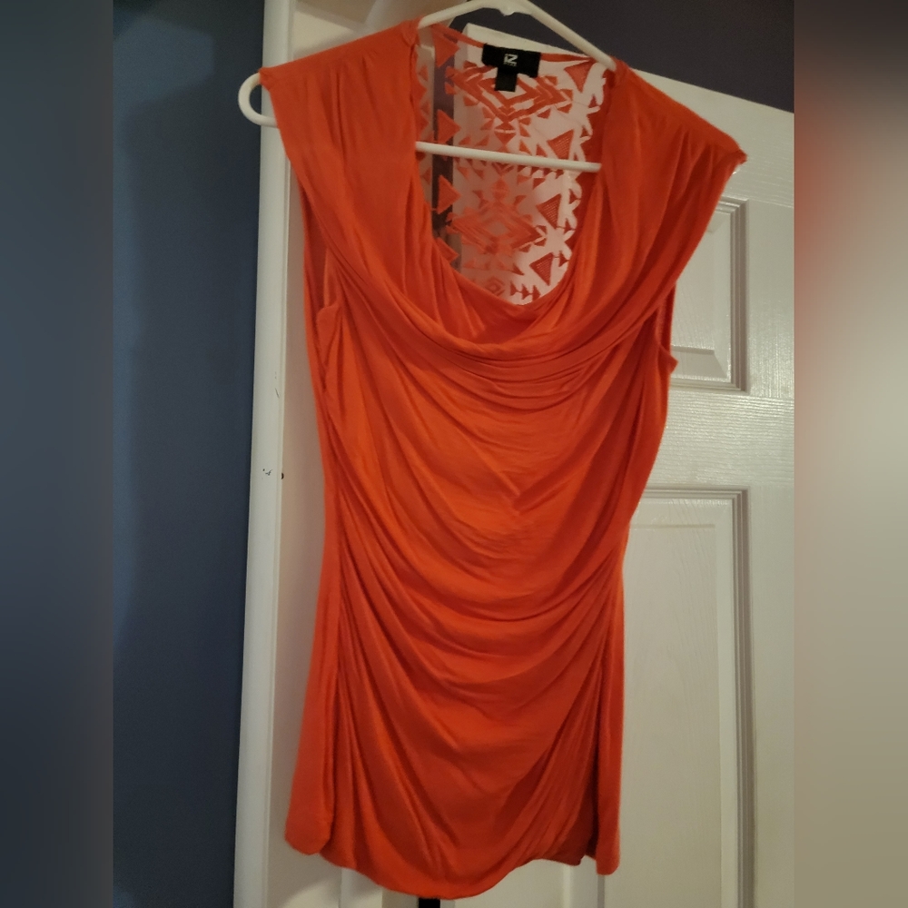 Sleeveless ruched top